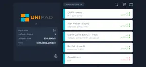 UniPad screenshot 2
