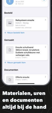 Objektus –Klus & projectbeheer screenshot