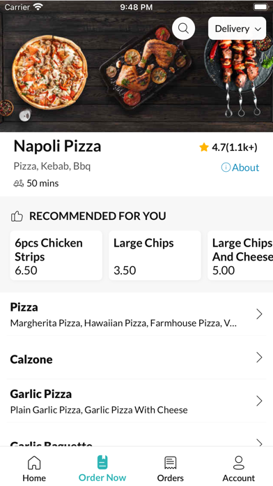 Napoli Pizza Llanelli Screenshot