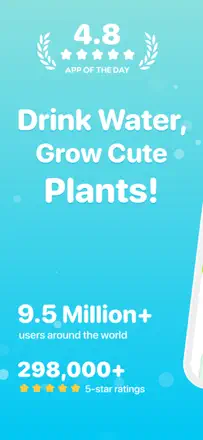 Plant Nanny Cute Water Tracker : capture d’écran 1 sur 9