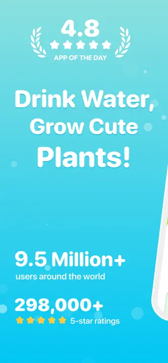 Plant Nanny Cute Water Tracker: Screenshot 1 von 9