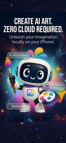 Local AI Image Generator iPhone screenshot