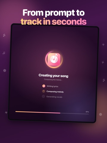 AI Music · Song Generator iPad screenshot