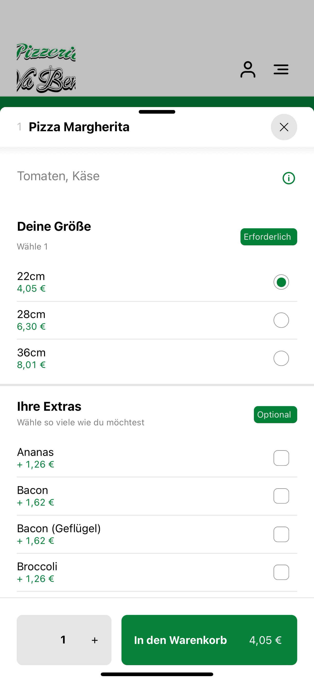 Pizzeria Va Bene