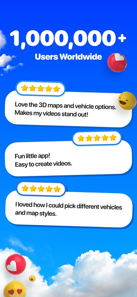 TravelAnimator: Journey Route - La satisfaction des utilisateurs est évidente à travers les nombreux témoignages positifs et les notes élevées, soulignant la facilité d'utilisation et les options de personnalisation offertes par l'application.