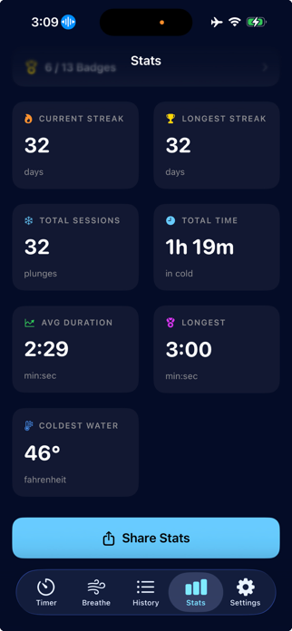 FrostDip - Cold Plunge Timer Screenshot 4 of 8