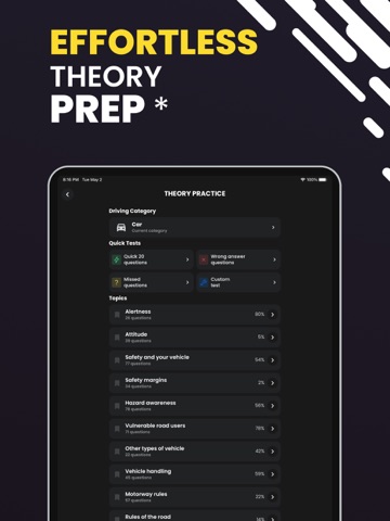 Learn UK Driving Theory Test iPad screenshot