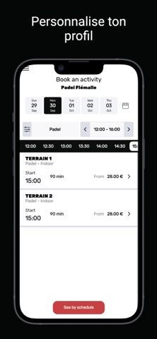 Padel Flémalle screenshot