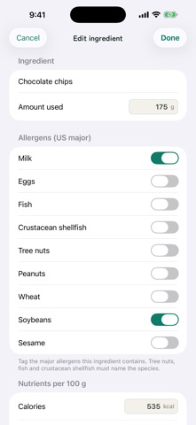 LabelForge: Nutrition Facts Screenshot 6 of 7