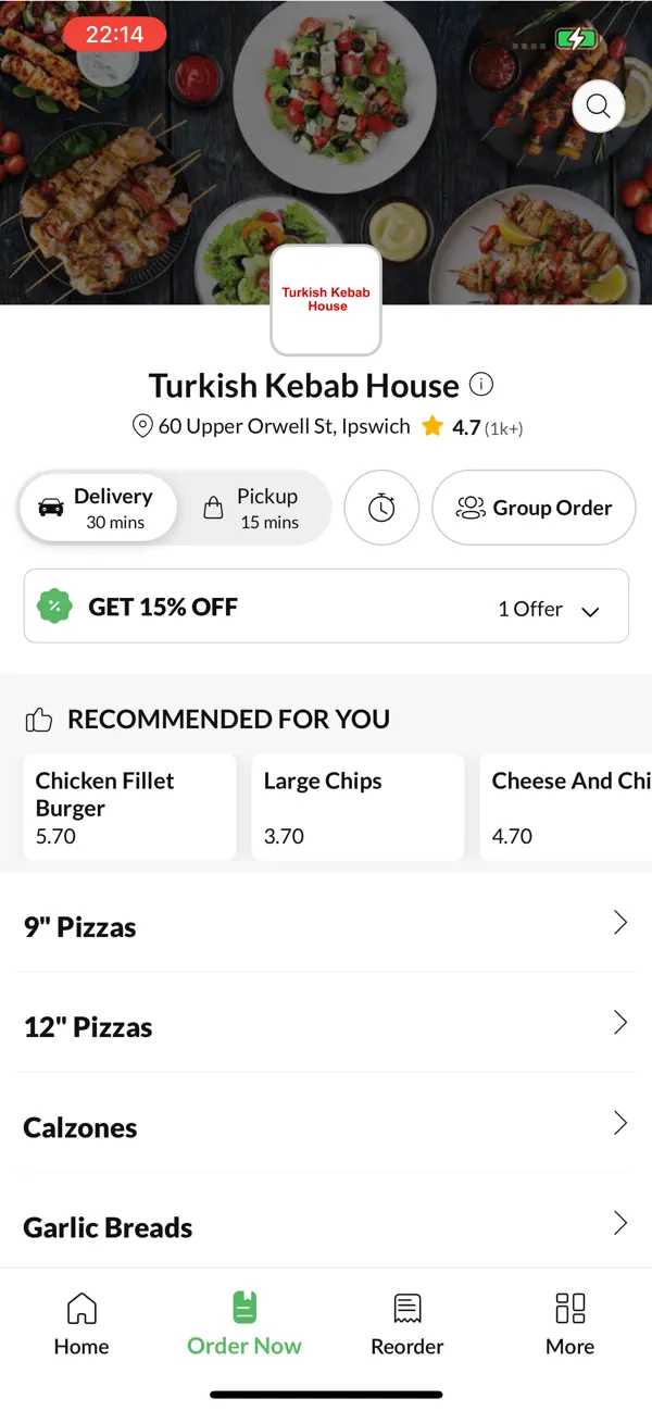 Screenshot #2 pour Turkish Kebab House Ipswich