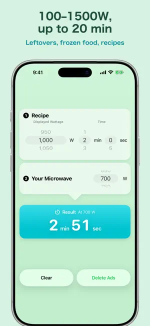 Wattage Converter: Microwave screenshot 4