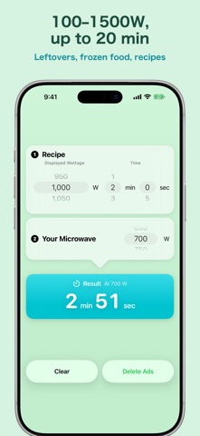 Wattage Converter: Microwave Screenshot 4 of 5