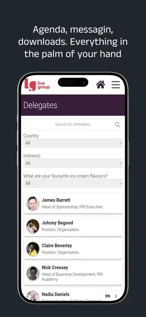 Live Group Event App screenshot 4
