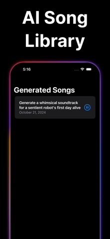 AI Song Generator: Music Magic iPhone screenshot