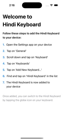 Hindi KeyBoard App Screenshot 2 of 5