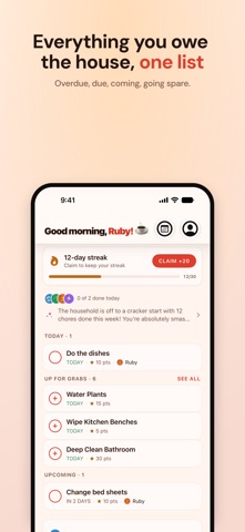 Tidymates iPhone screenshot