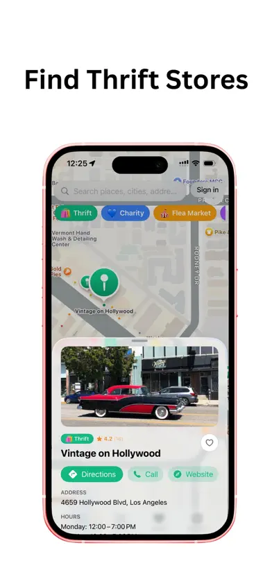 Thriftmap: Find Thrift Stores screenshot 2