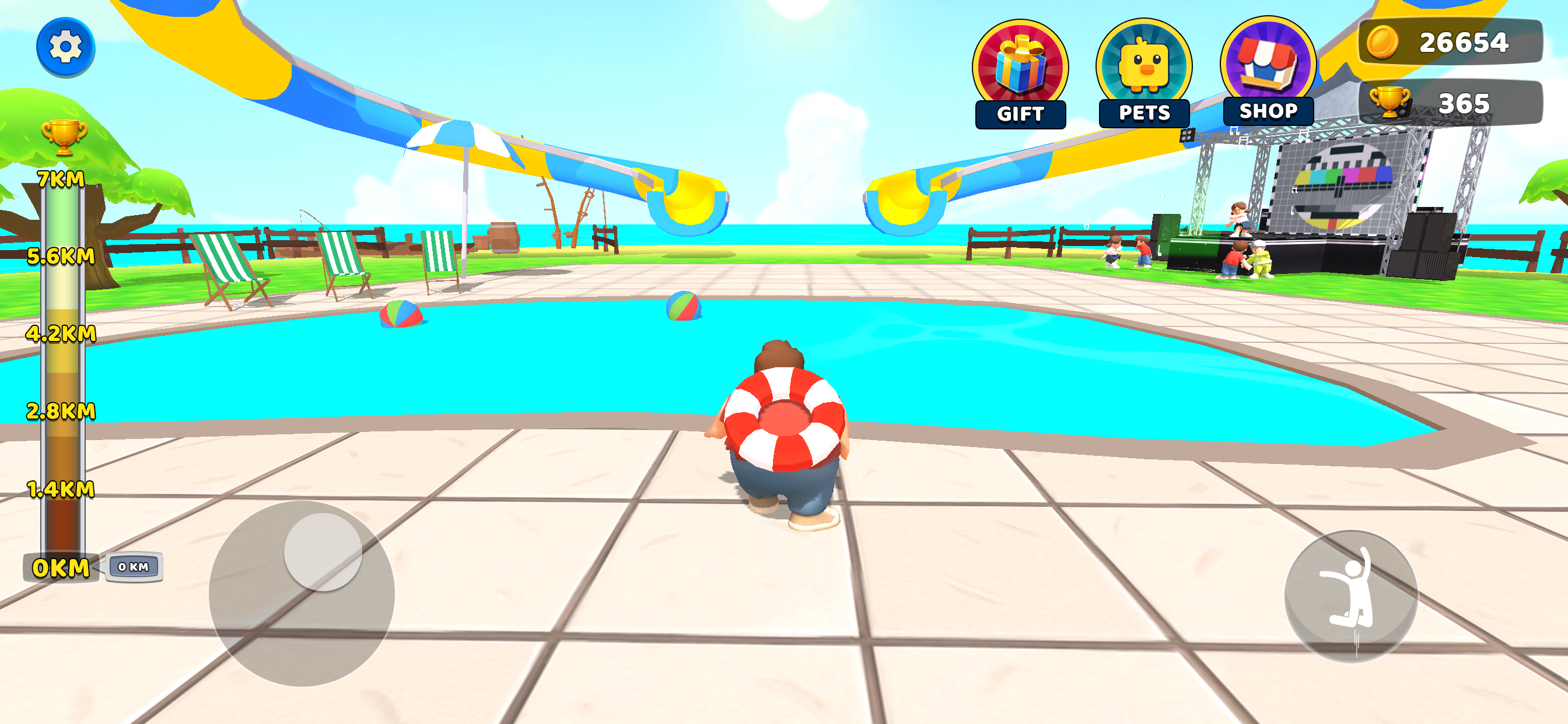Water Park Tower Rush 3D