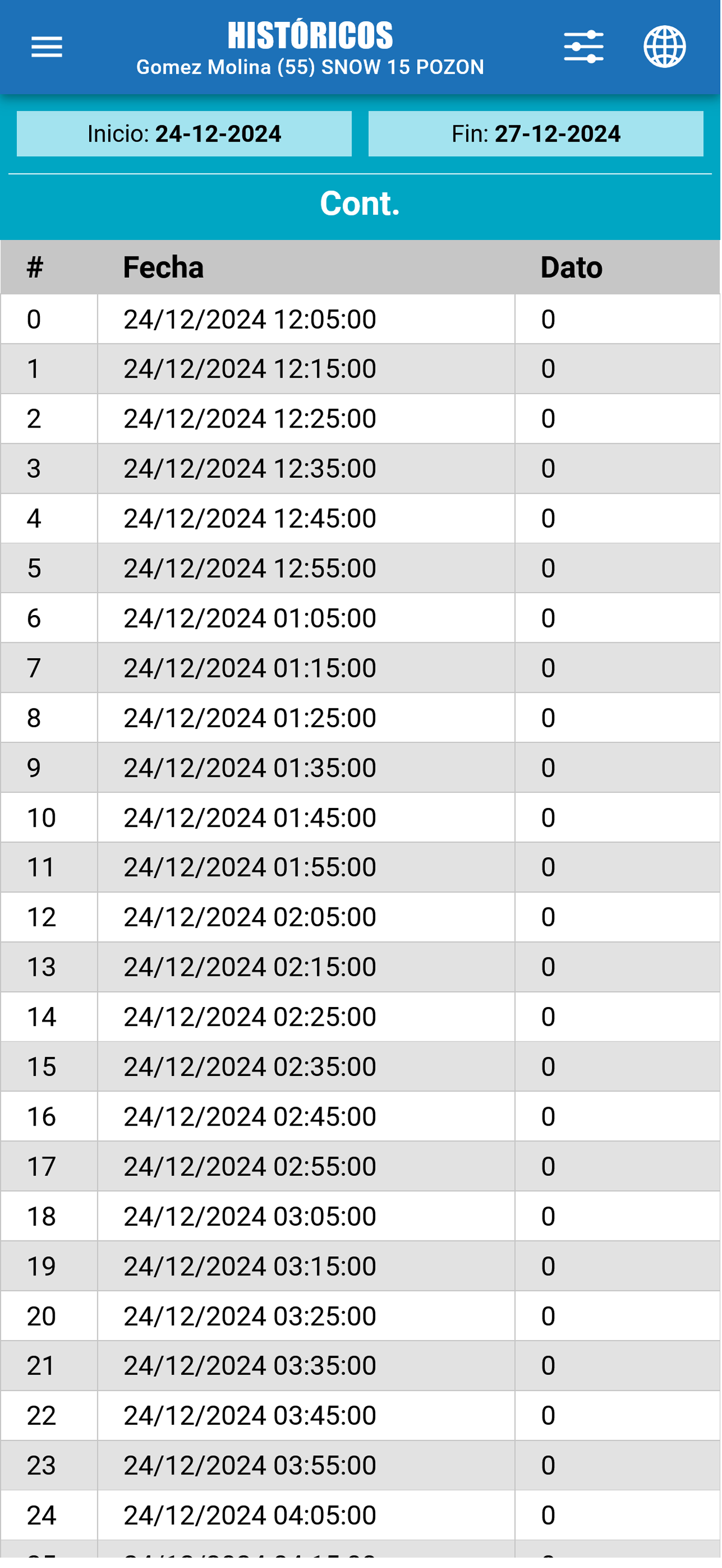 CelulaLogger v2 screenshot 3
