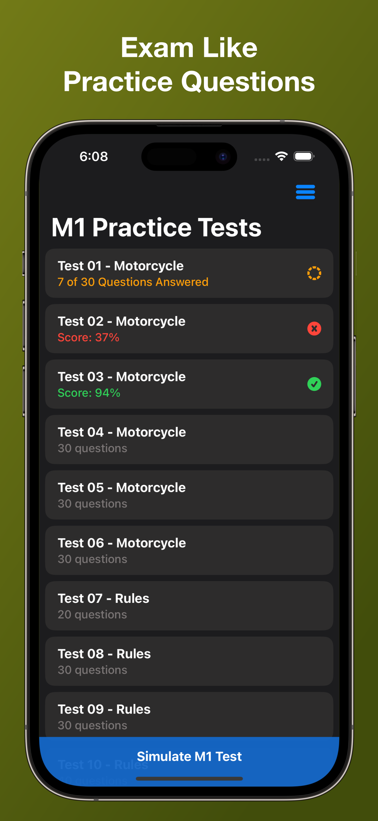 M1 Test Ontario