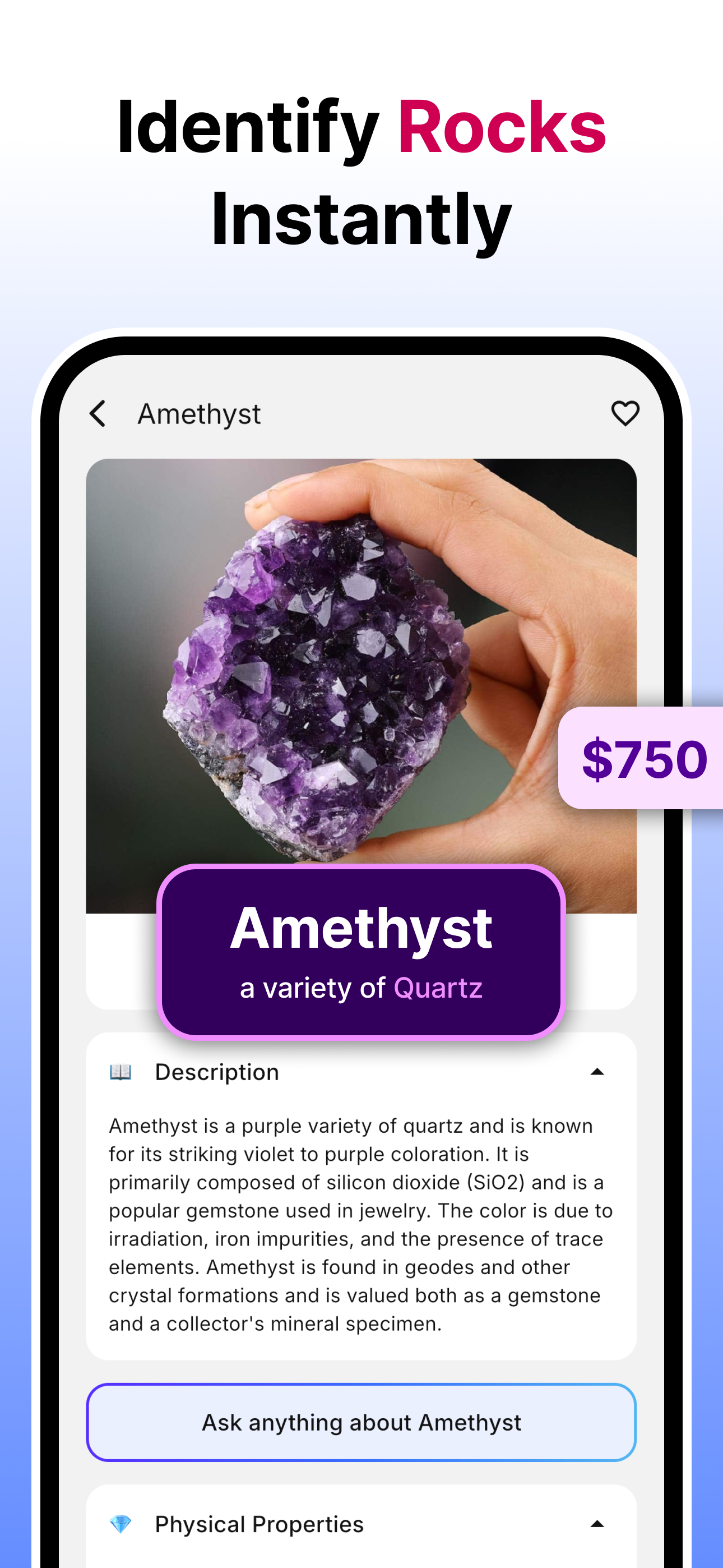 Rock Identifier: Gem & Rock ID screenshot 2
