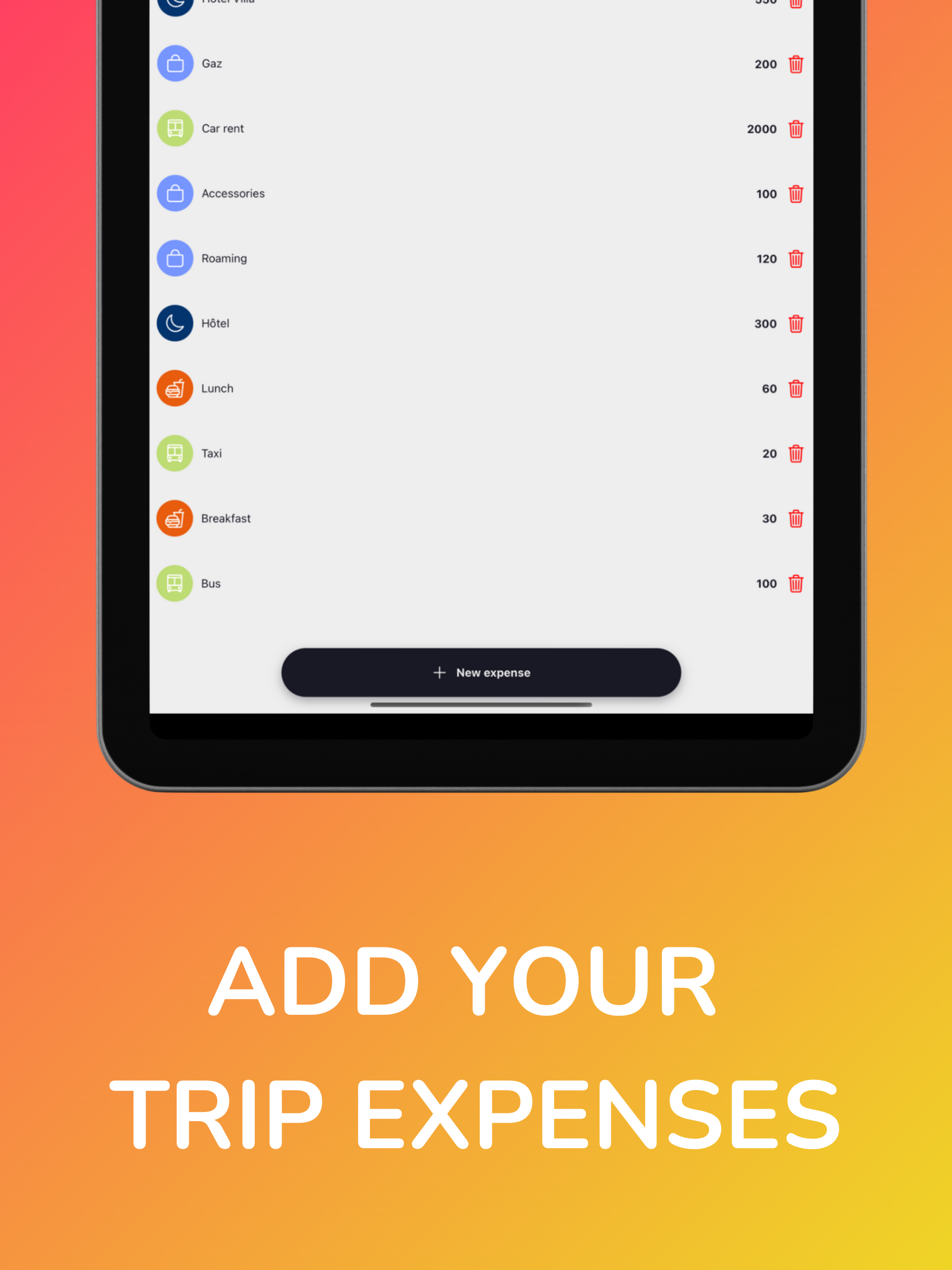 TripMoney: Travel Budget