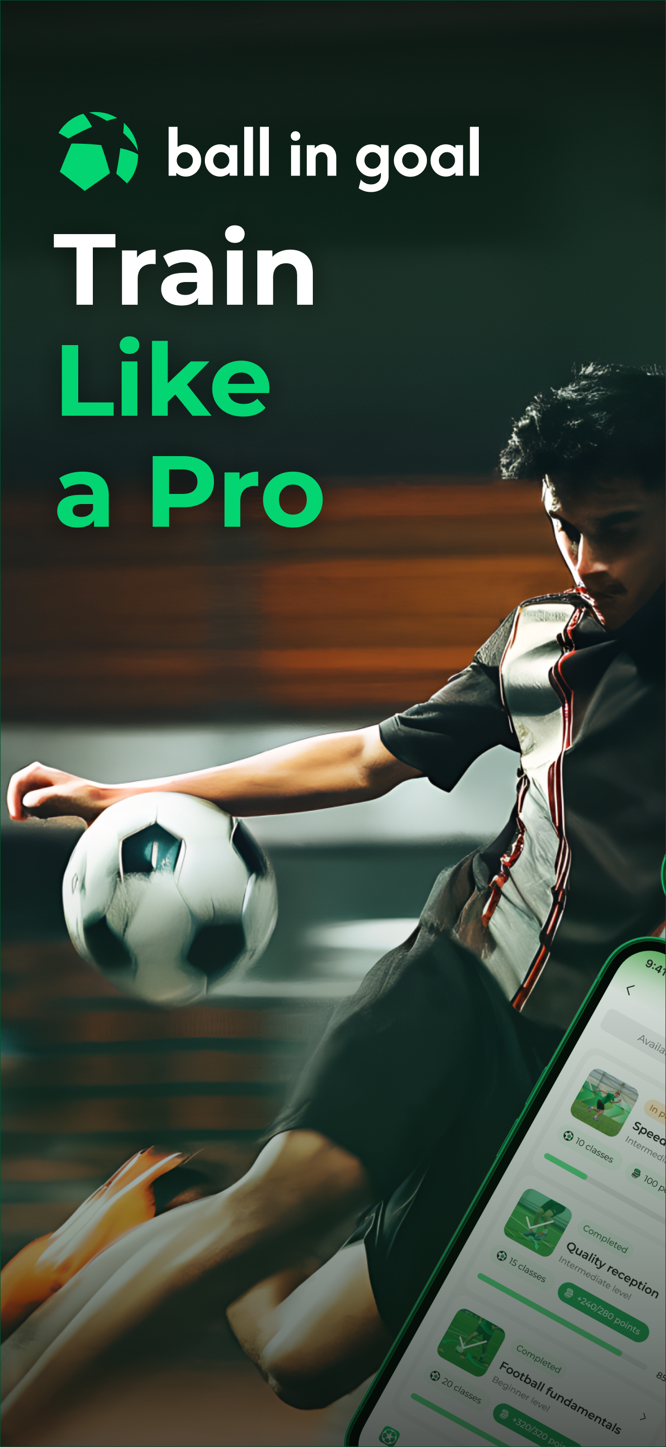 Ball in Goal: Soccer Training