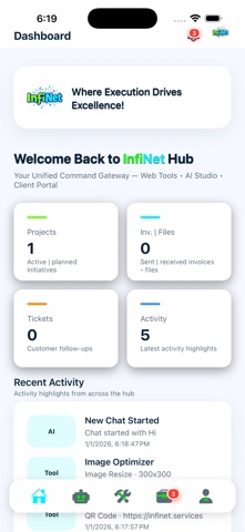 InfiNet Hub Screenshot 1 of 10