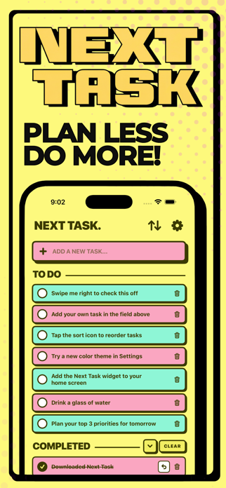 Next Task: To-Do & Widgets Screenshot 1 of 4