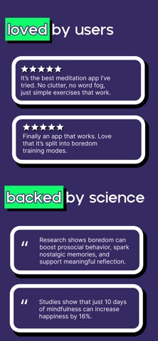 bebored: mindfulness, fixed screenshot