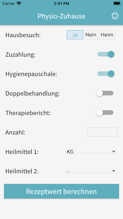 Physio-Zuhause Screenshot