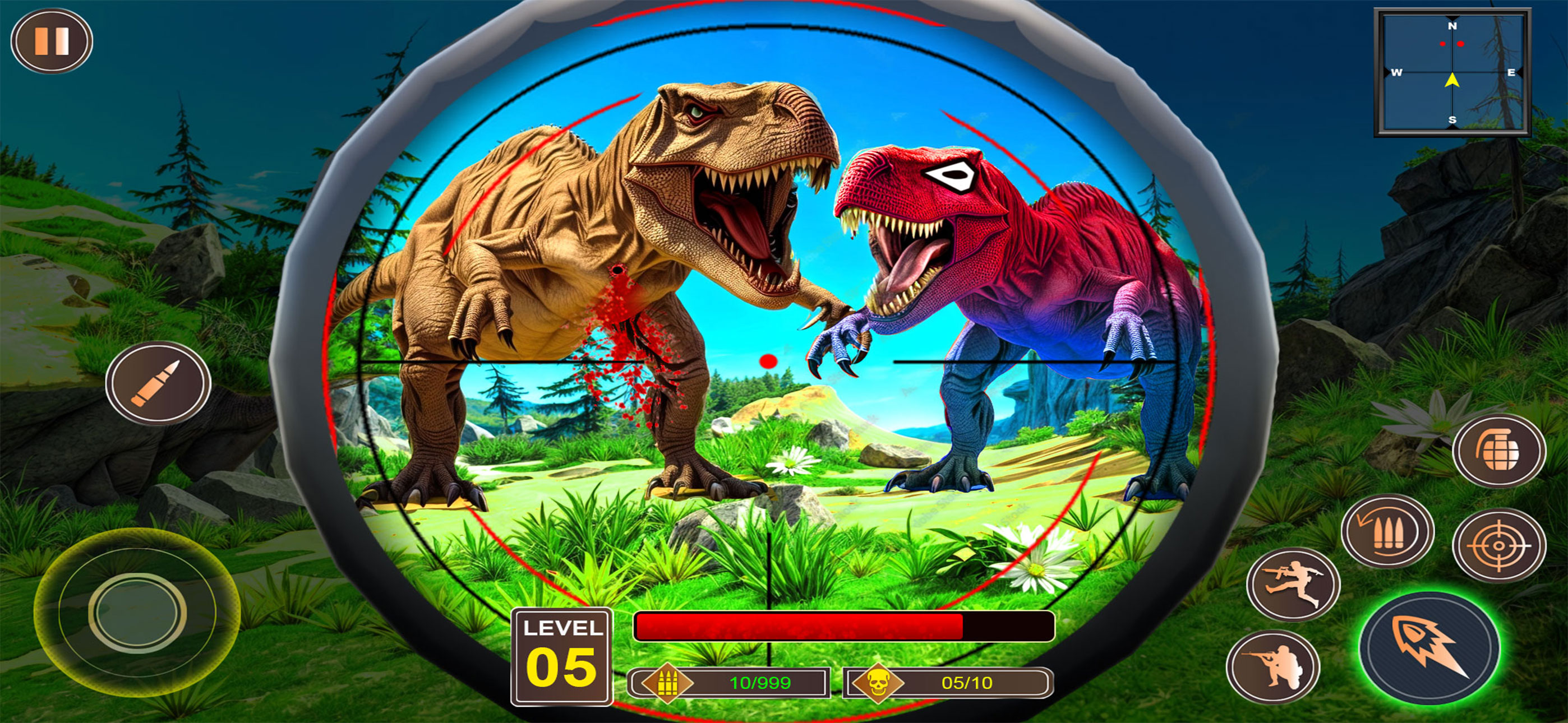 Dino hunting simulator-Rampage