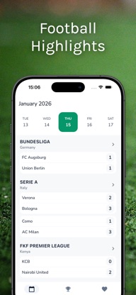 Soccer Highlights & Goal Clips screenshot 1