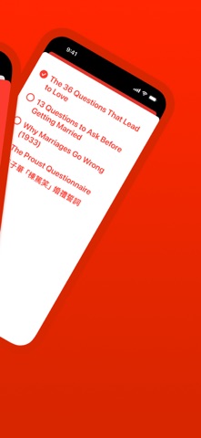 The 36 Questions: Lead to Love iPhone screenshot