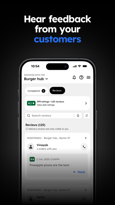Zomato Restaurant Partner iPhone screenshot 7
