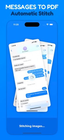 Messages and Chat Export PDF screenshot