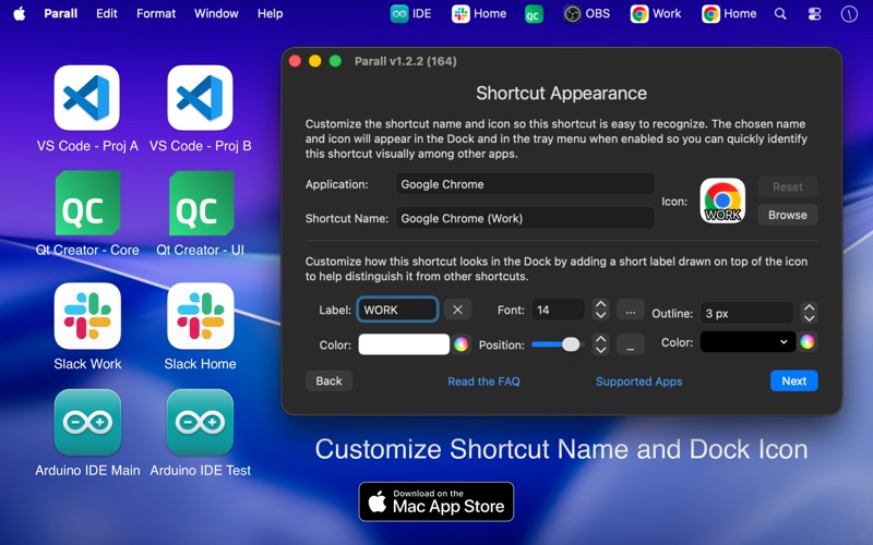App screenshot