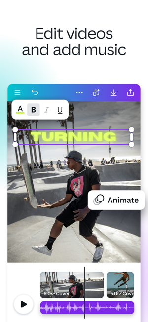 ‎Canva: Foto & Video Editor Screenshot