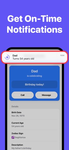 Birthday Countdown • Reminders screenshot