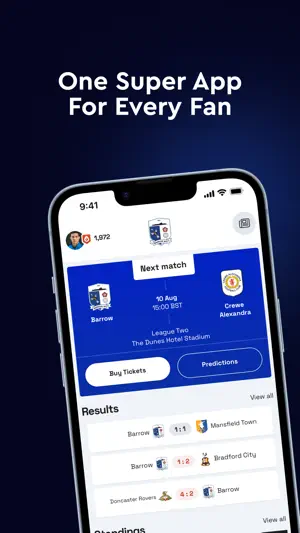 Barrow A.F.C screenshot 1