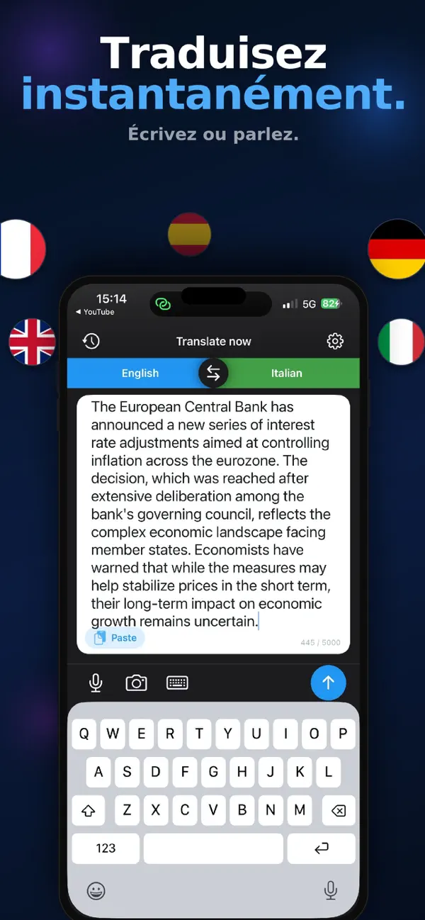 Screenshot #2 pour Pro Traduction  vocale,instant