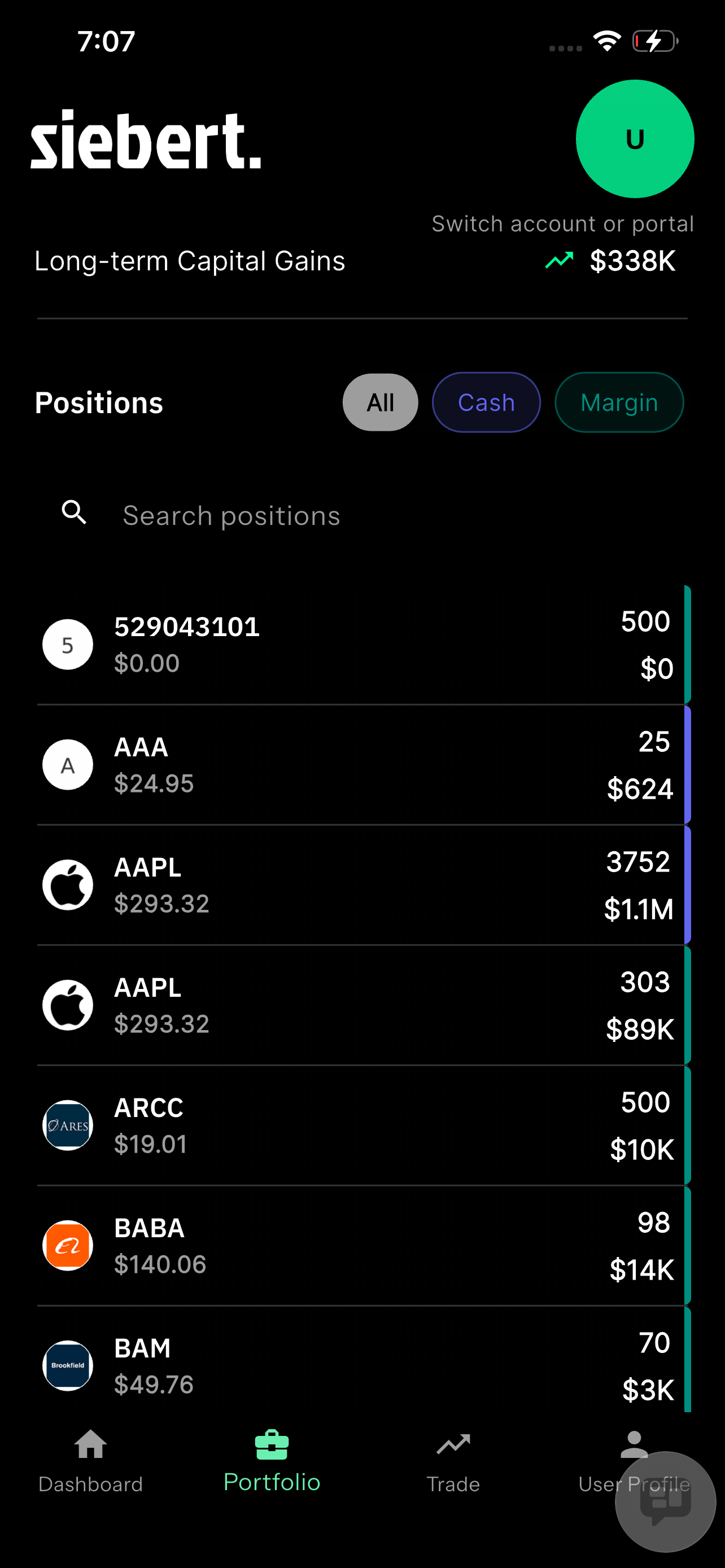 Siebert Investor Mobile screenshot 9
