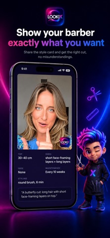 LOOKIX – AI Hairstyle Try-On Screenshot 3 of 4