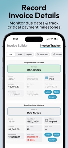 MyTime: Time & Invoice Tracker Screenshot 6 of 8