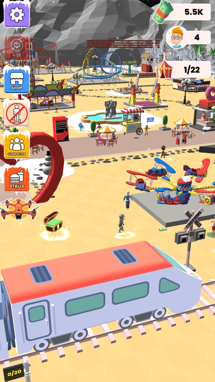 Theme Park Idle Tycoon Games screenshot-4