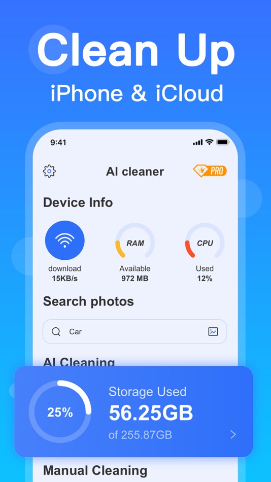 #1. AI Cleaner - Clean Storage (iOS) 게시자: 通县 王