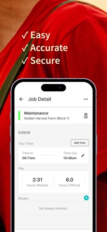 Agent, by FieldClock screenshot