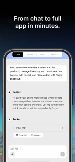 Rocket: Pocket App Studio iPhone screenshot 4