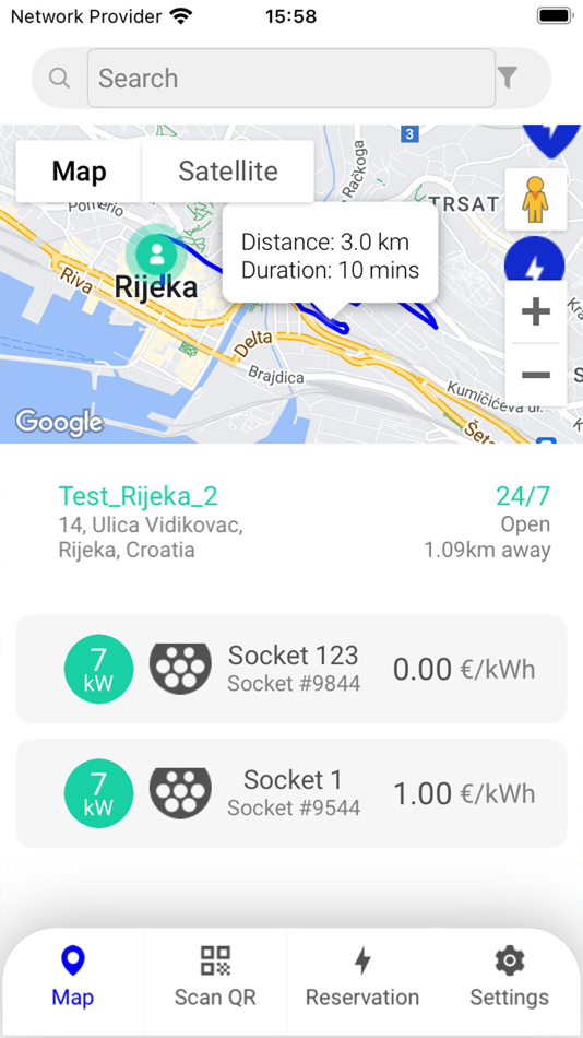 #2. CHRG Network (iOS) By: ELEKTROMOBILIU SPRENDIMU CENTRAS UAB