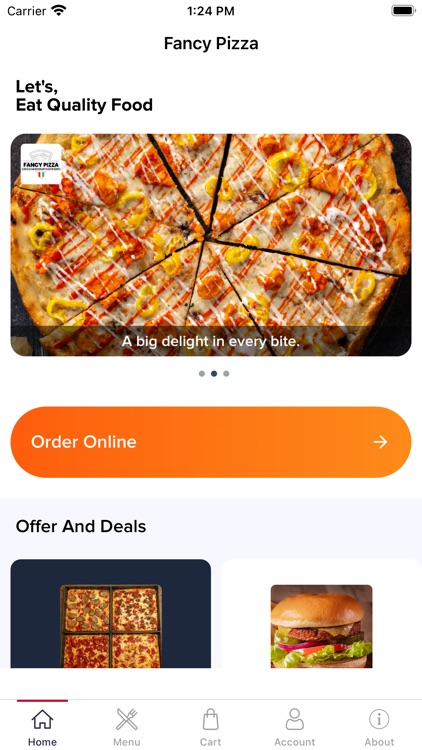 Fancy Pizza Online